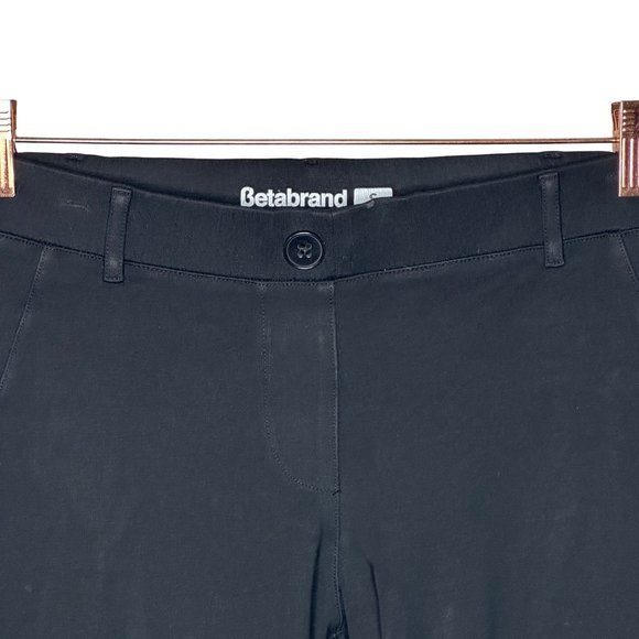 Betabrand Straight Leg Black Classic‎ Dress Pant Yoga Pants W0076-BK Size S Long - Picture 3 of 3